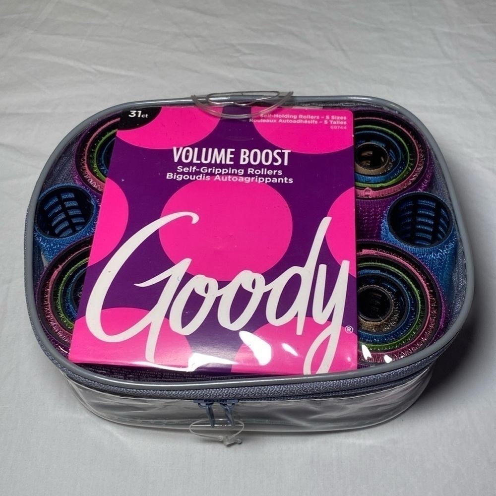 NEW Goody 31-Piece Volume Boosting Self Gripping Hair Rollers NIB